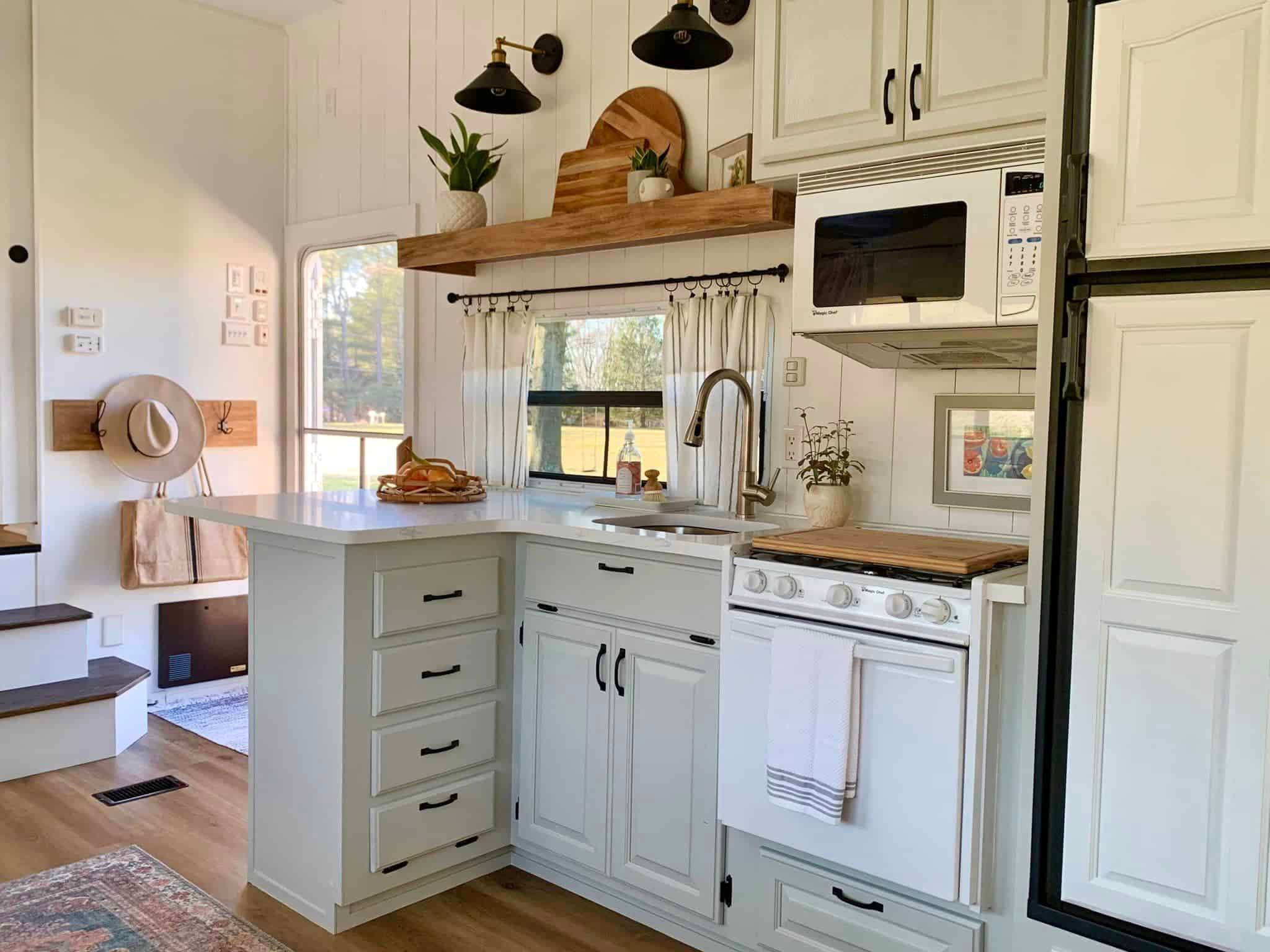Open and Bright Forest River Cedar Creek Fifth Wheel