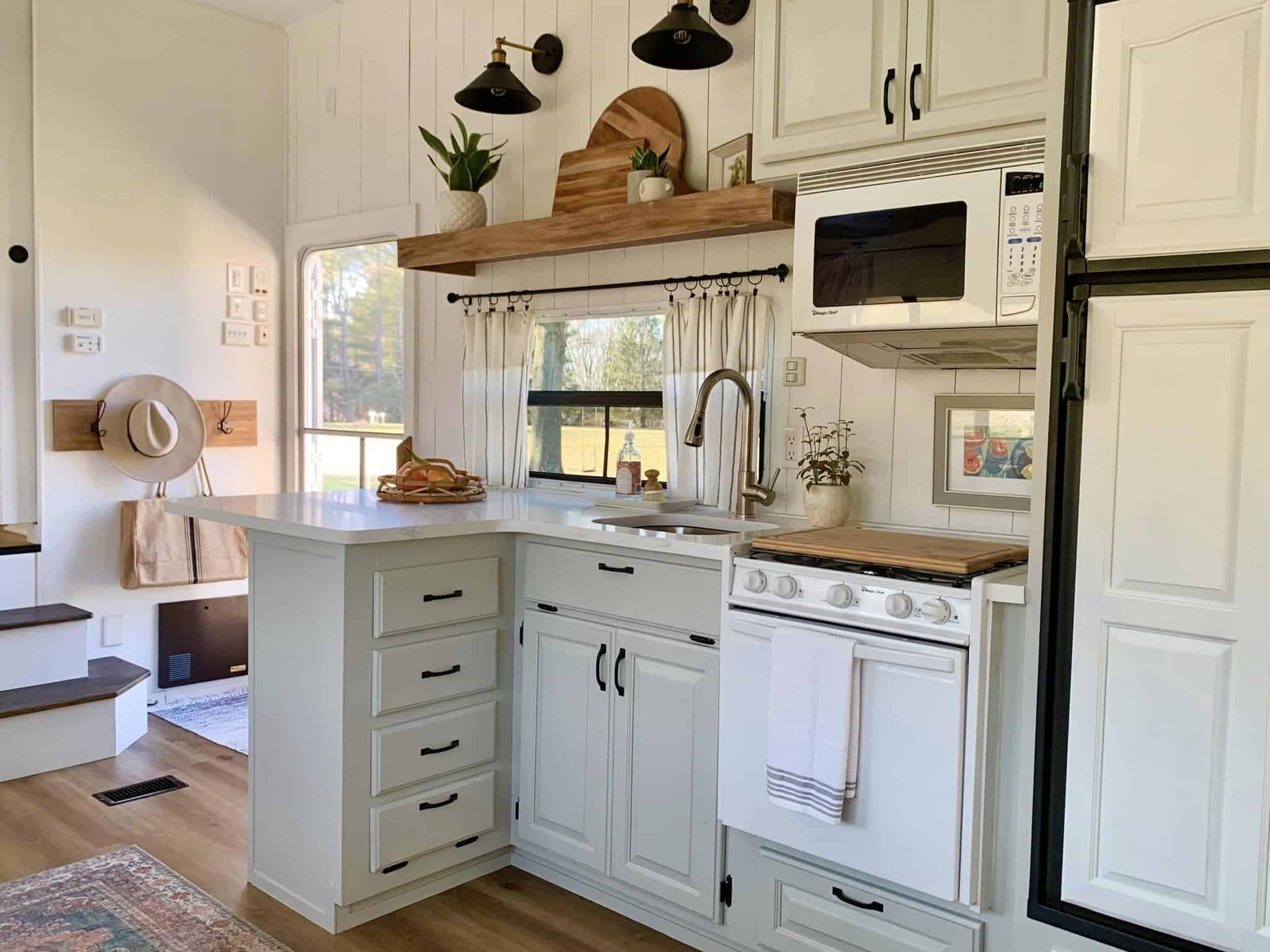 Open and Bright Forest River Cedar Creek Fifth Wheel
